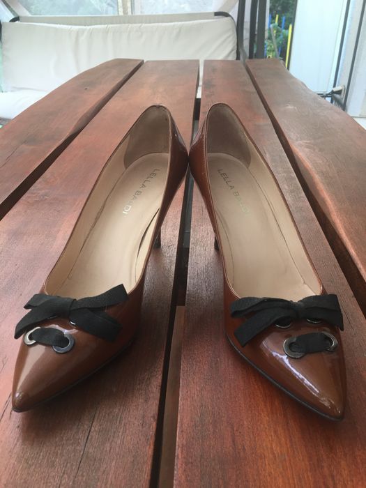 Lella Baldi oryginalne włoskie skóra lakierowana r.40 made in Italy