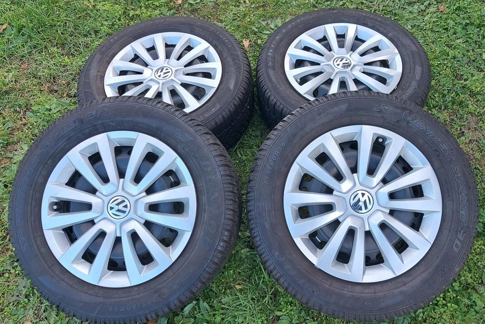 Koła zimowe 16" VW Passat B8 Beetle 5c 5x112 ET44 opony zimowe 7mm