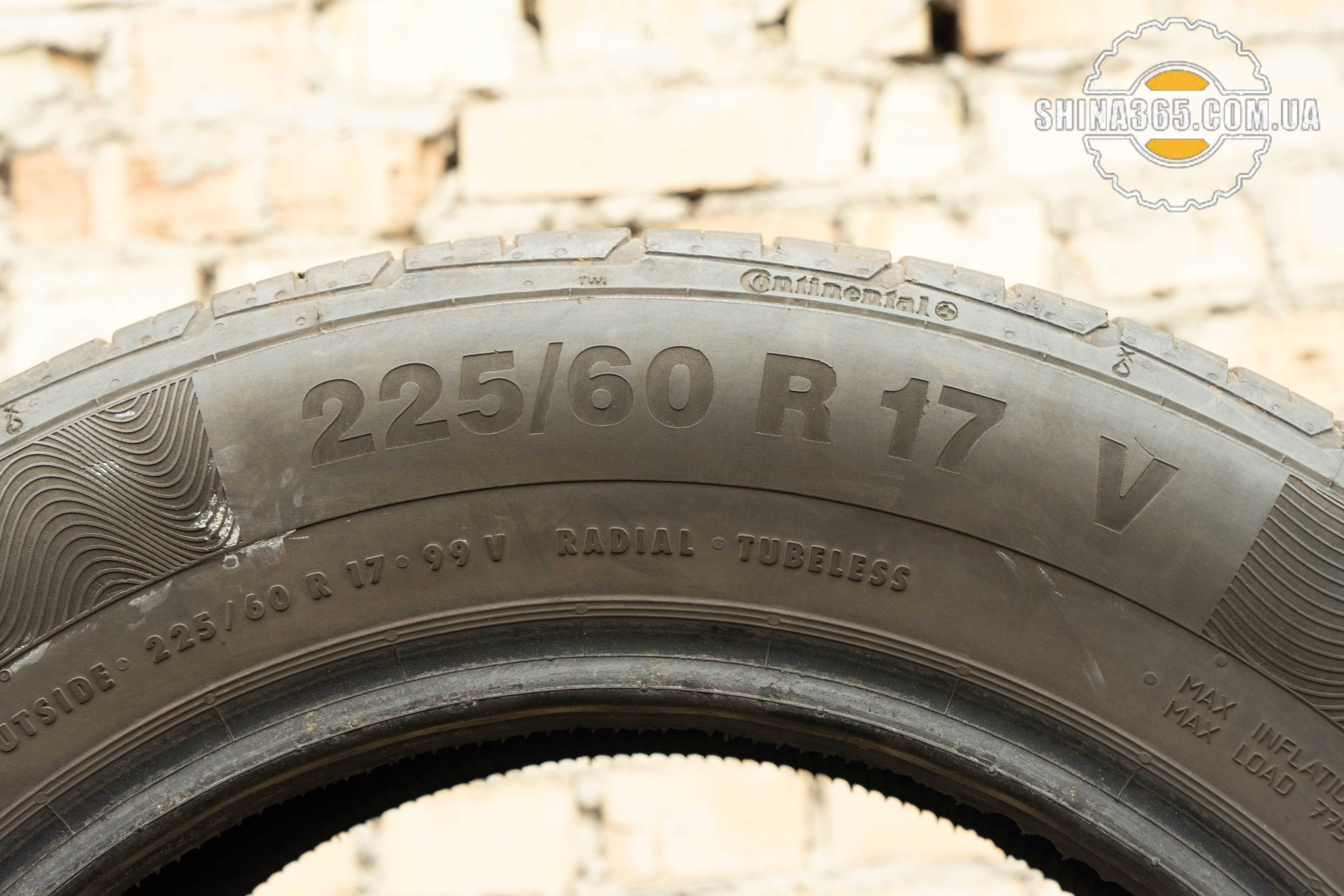 2шт Резина 225/60 R17 Continental ContiPremiumContact 5 Лето пара