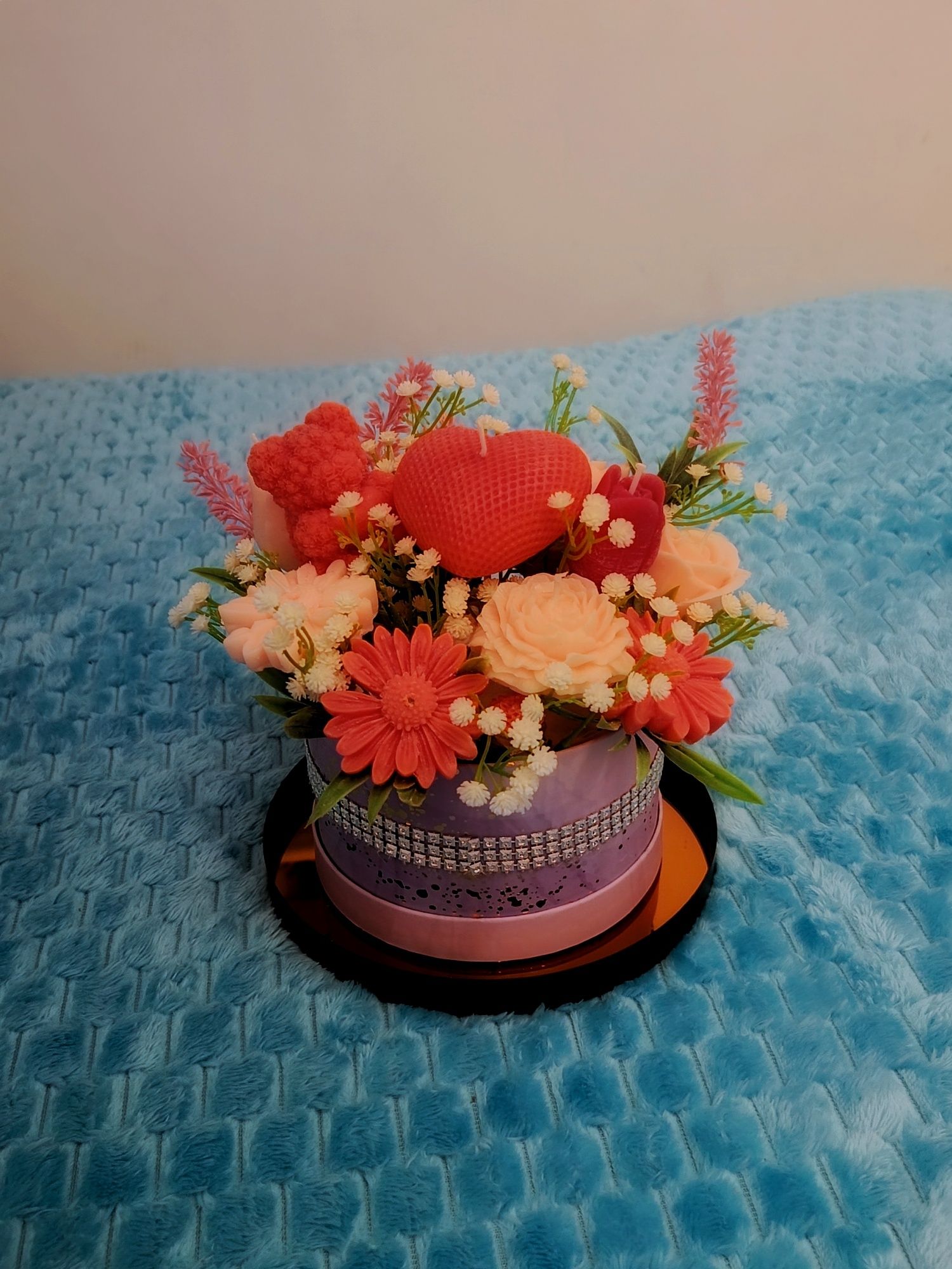Flower Box ze Świecami – Piękna Dekoracja i Idealny Prezent!