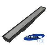 Lampa liniowa LED SMD SAMSUNG 24W 60cm K/G czarna neutralna