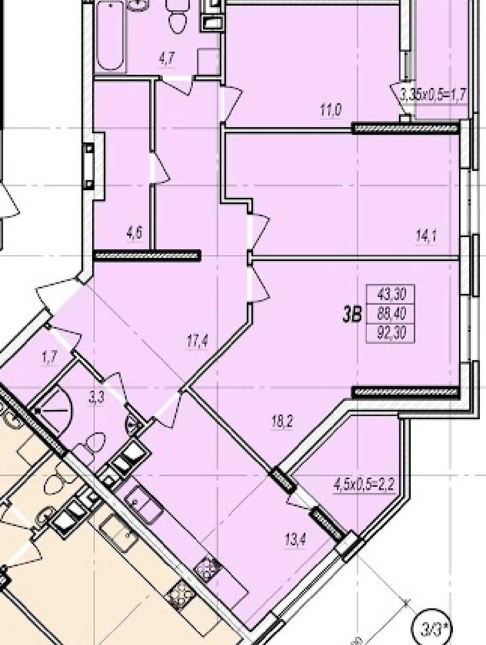 Продам 3 комн. квартиру с супер ремонтом в ЖК Дмитриевский на Таирово