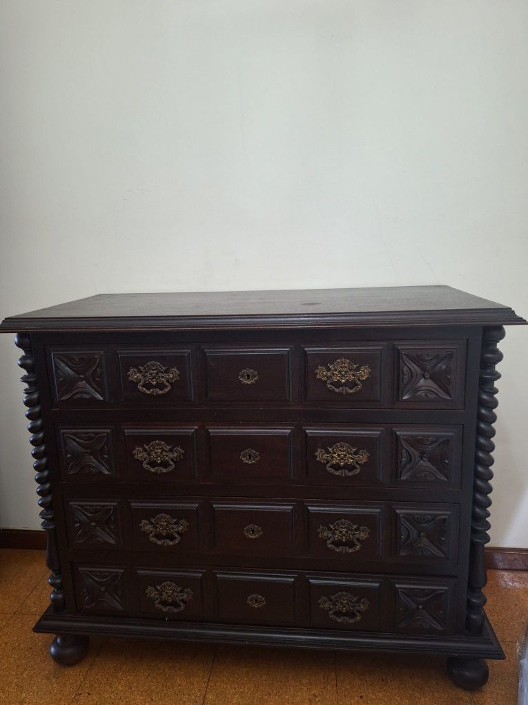 Conjunto de Quarto antigo mobiliário Bilro
