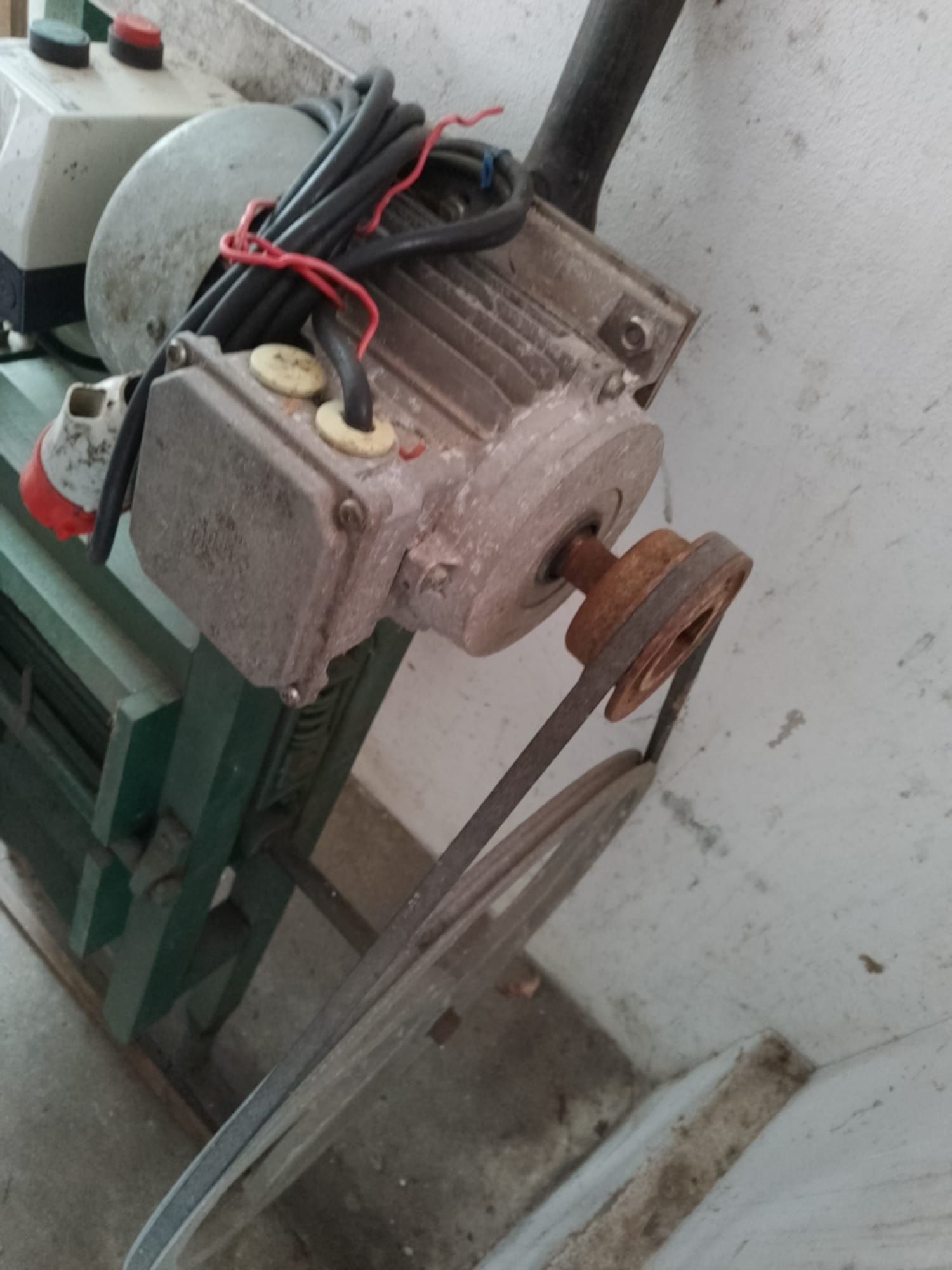 Triturador esmagador de uvas com motor