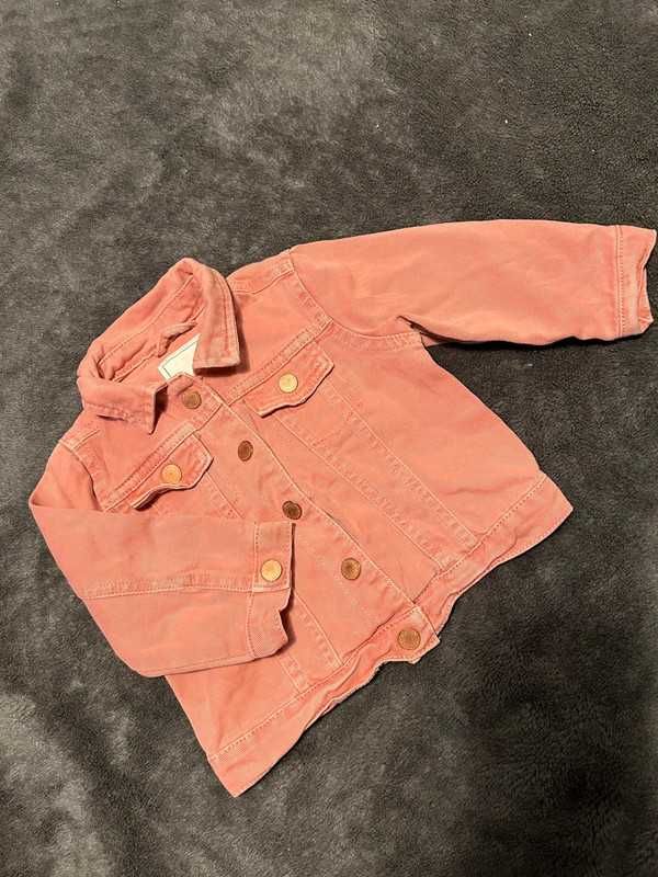 Różowa kurtka jeansowa NEXT 86