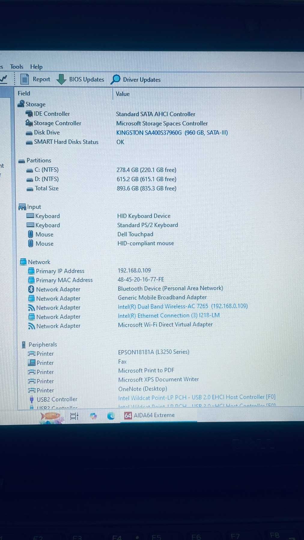Dell Latitude E5450 SSD 1 Tb