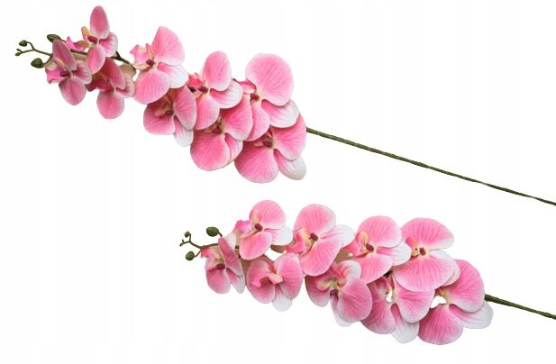 Gałązka Orchidea Storczyk Sztuczna Xxl Różowy