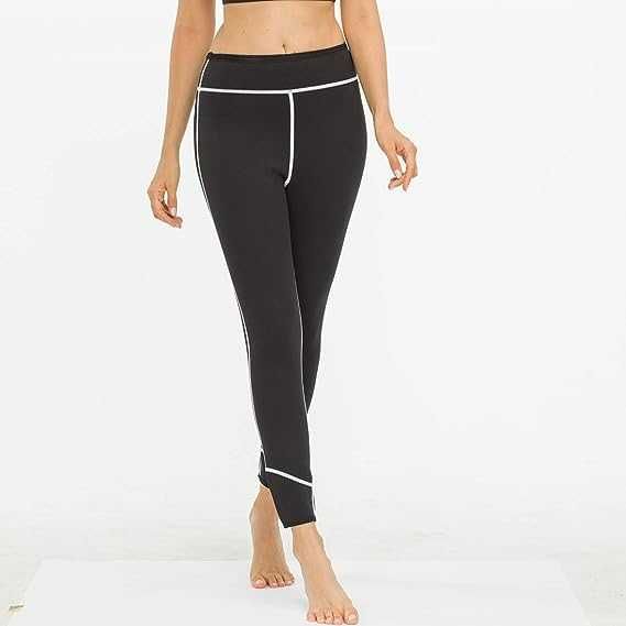 Legginsy Neoprenowe Odchudzające Wysoki Stan 2XL Czarny