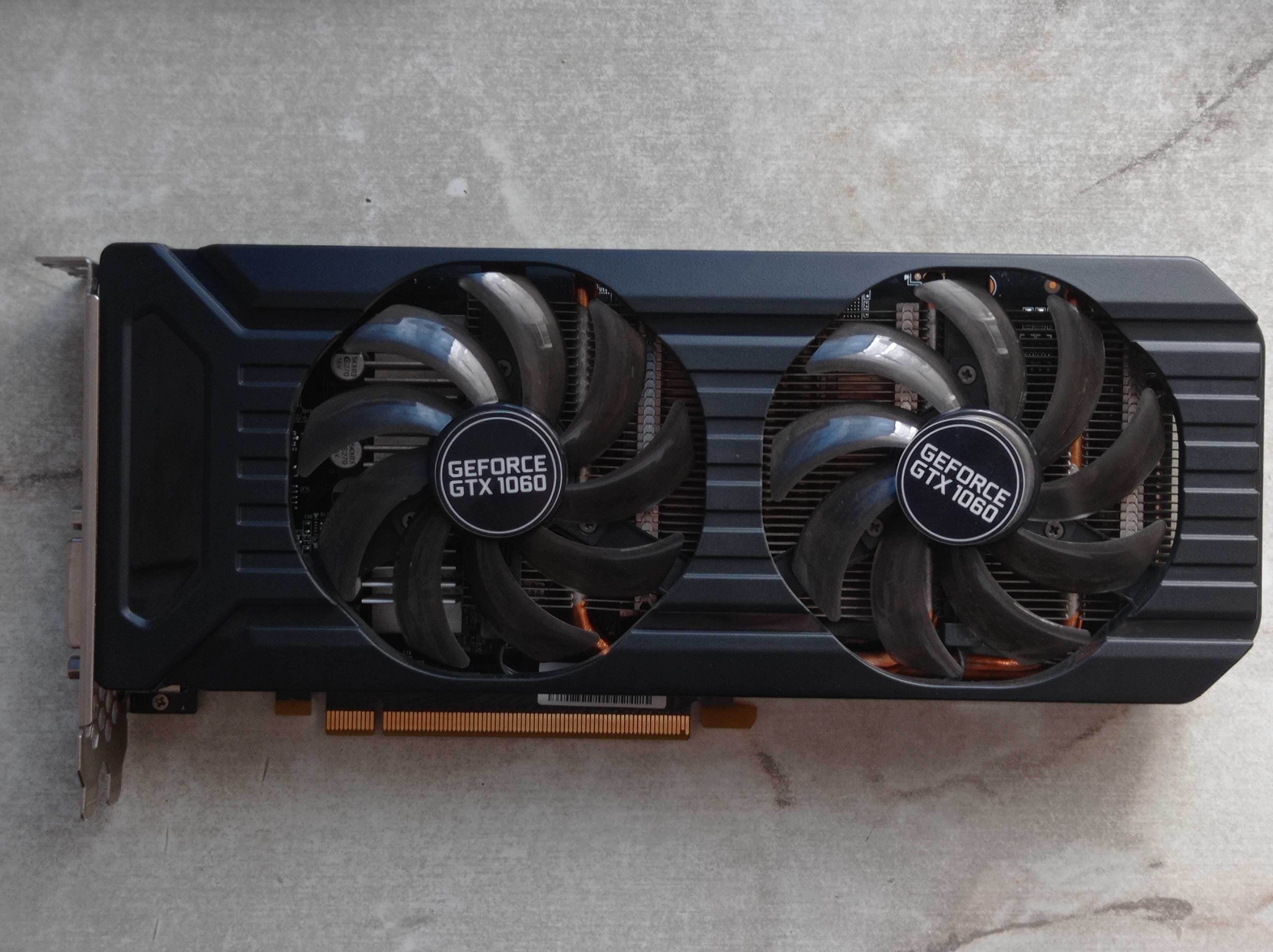 Відеокарта Palit GTX 1060 3Gb Dual Fan