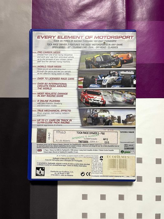 Toca Race Driver 3 (PS2)