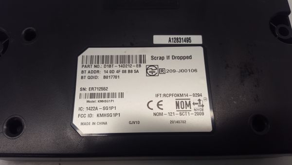 Módulo bluetooth FORD Fiesta VI (CB1, CCN)