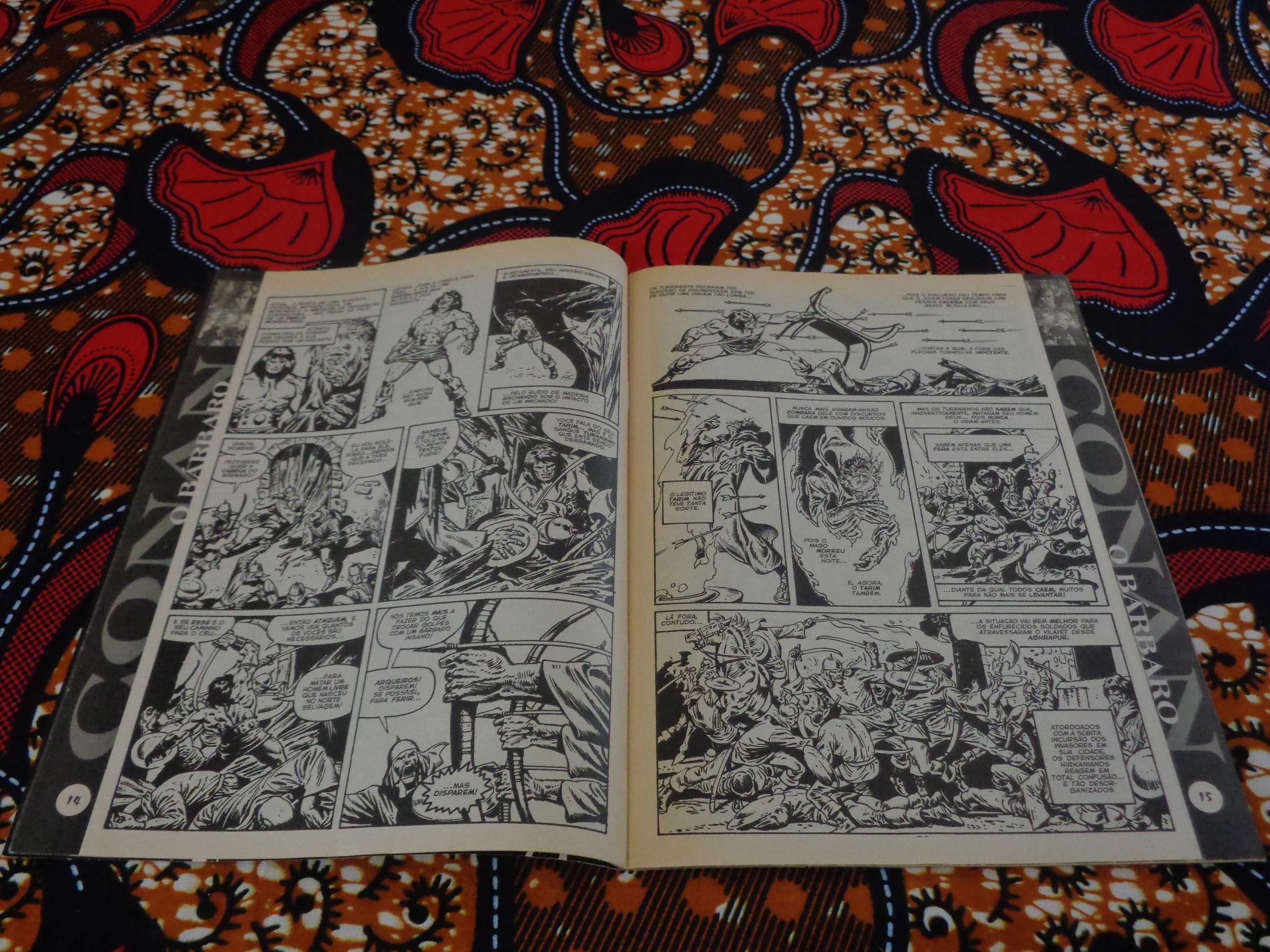 Revistas "Conan o Bárbaro". Muito bom estado. Mythos Editora. 2002.