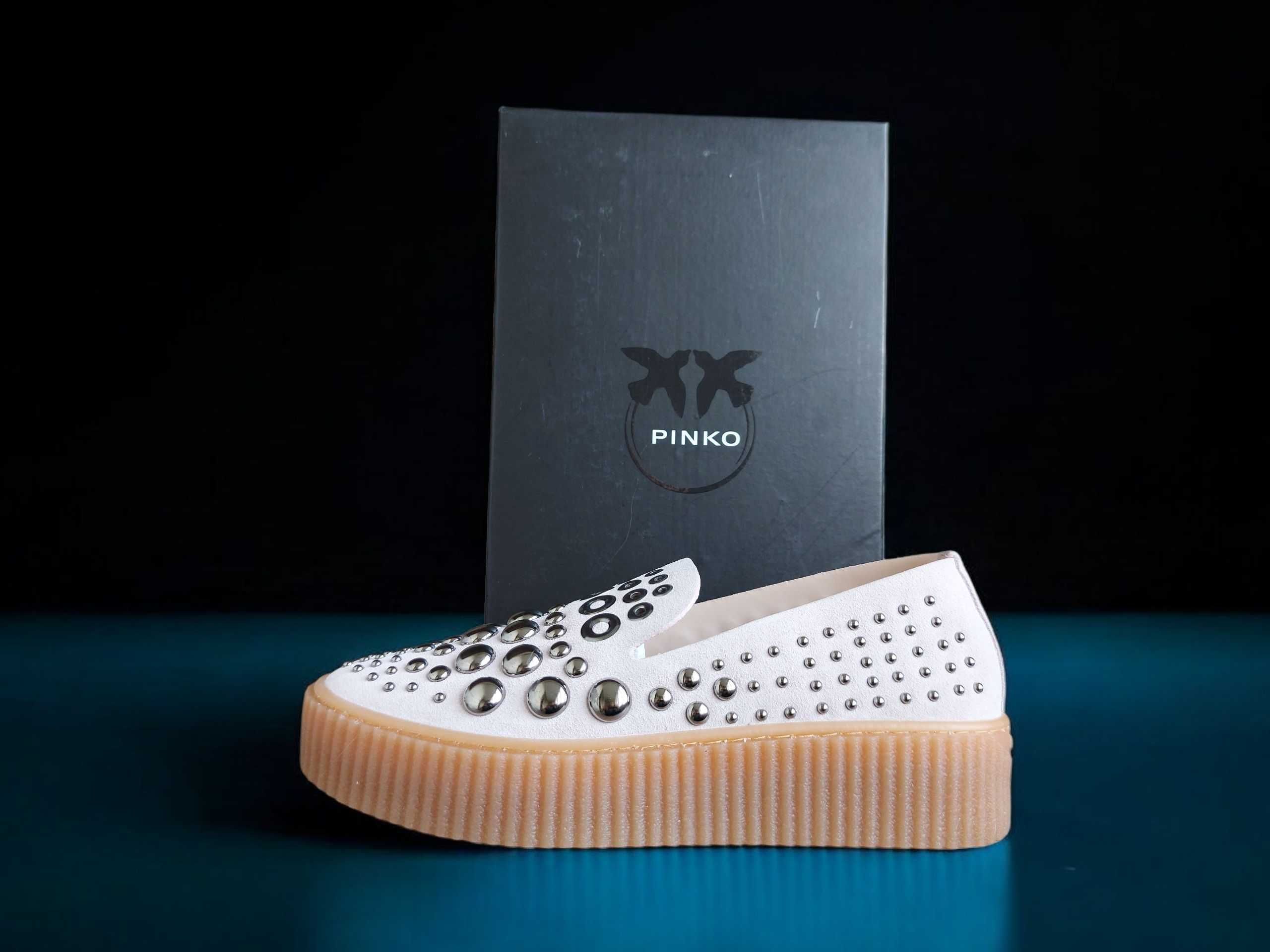 Скидка! Оригинал. Слипоны мокасины  38р Pinko Италия