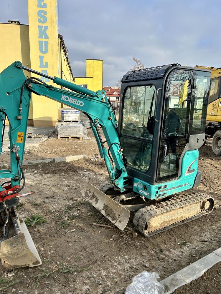 Minikoparka 1.7tKobelco SK 17 SR 1200 mth 1 własciciel