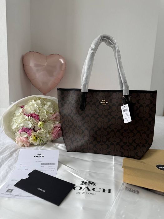 Сумка коричнева Coach