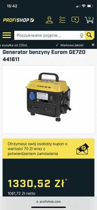 Generator Eurom nowy