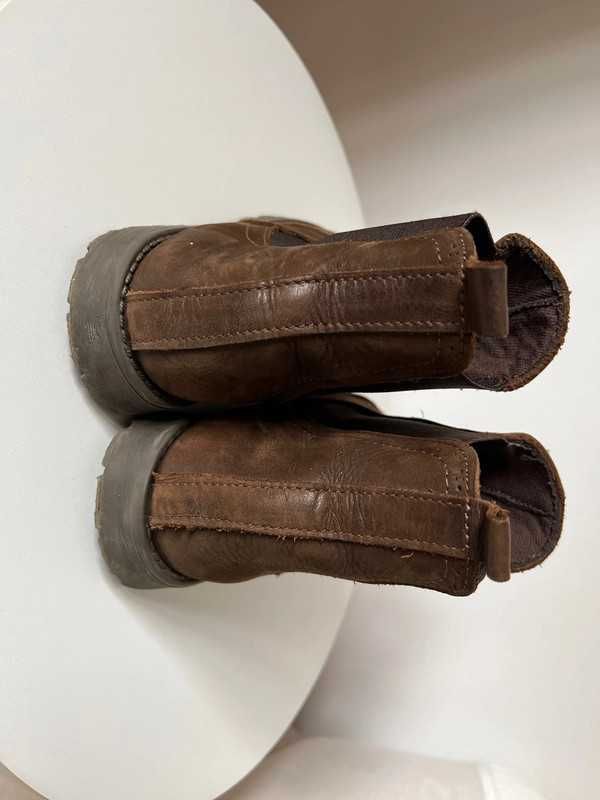 Botins Menina Estilo Oxford - Pés de Cereja