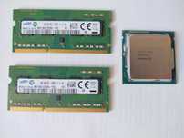 DDR 3 8gb 1600mhz 2x4 Samsung laptop + procesor i5 4430s