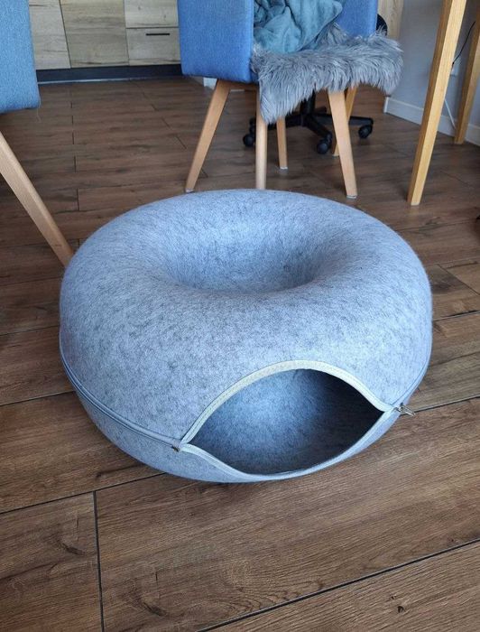 Łóżko tunelowe dla kota