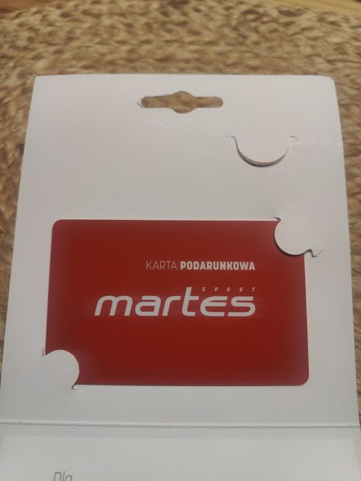 Karta podarunkowa rabatowa do sklepu Martes - 200zł ( bon rabat kod)