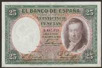 Hiszpania 25 peset 1931 - Vicente Lopez