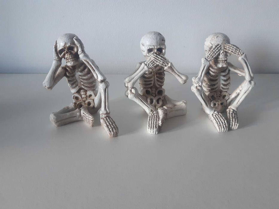 Caveiras decorativas 4 peças