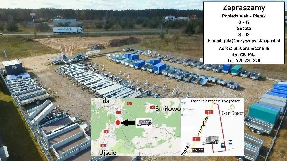 Przyczepa TEMARED KIPER 305x153 DMC2700
raty dostawa cała Polska