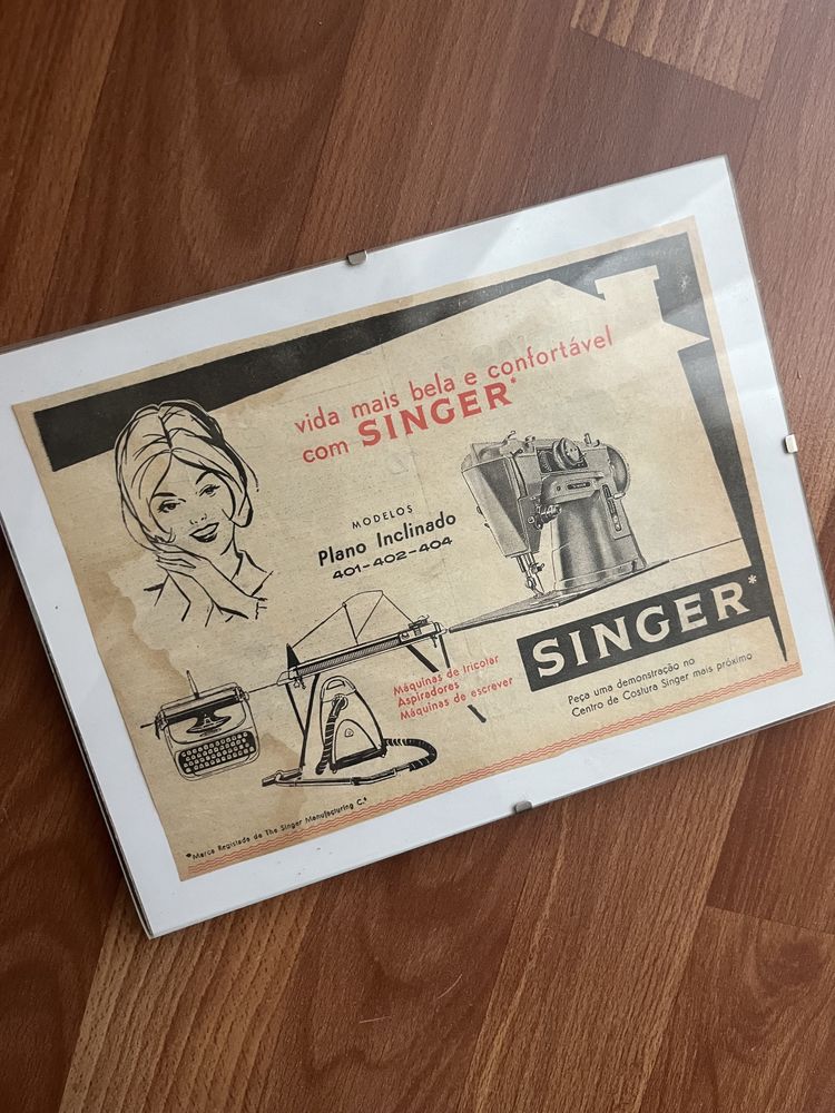 Publicidade Antiga Singer