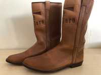 Botas Altas Marlboro Classic de Couro Vintage