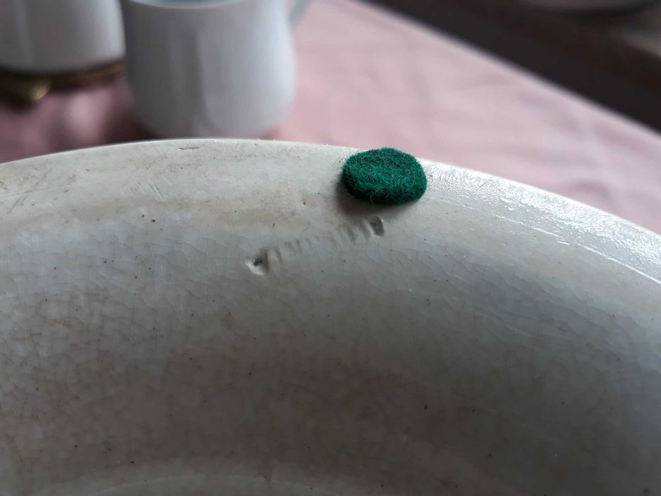 Waza Aluminia Royal Copenhagen słomiankowe kobaltowe kwiaty strohblume