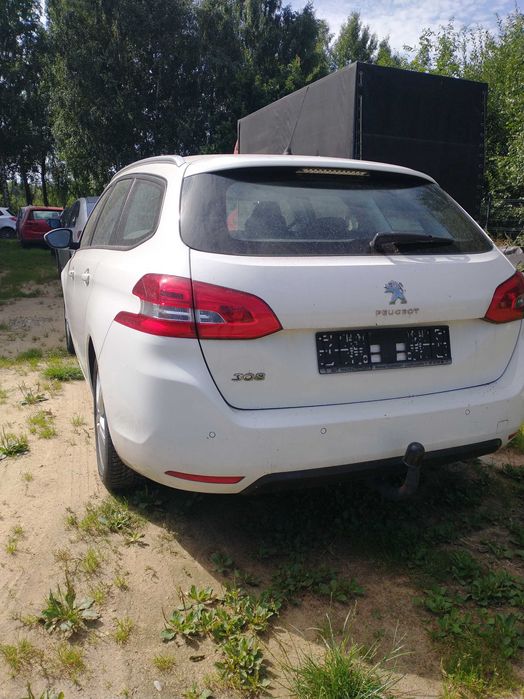 Peugeot 308 SW części drzwi, błotniki, zawieszenie 1.2 benz. 2014 rok