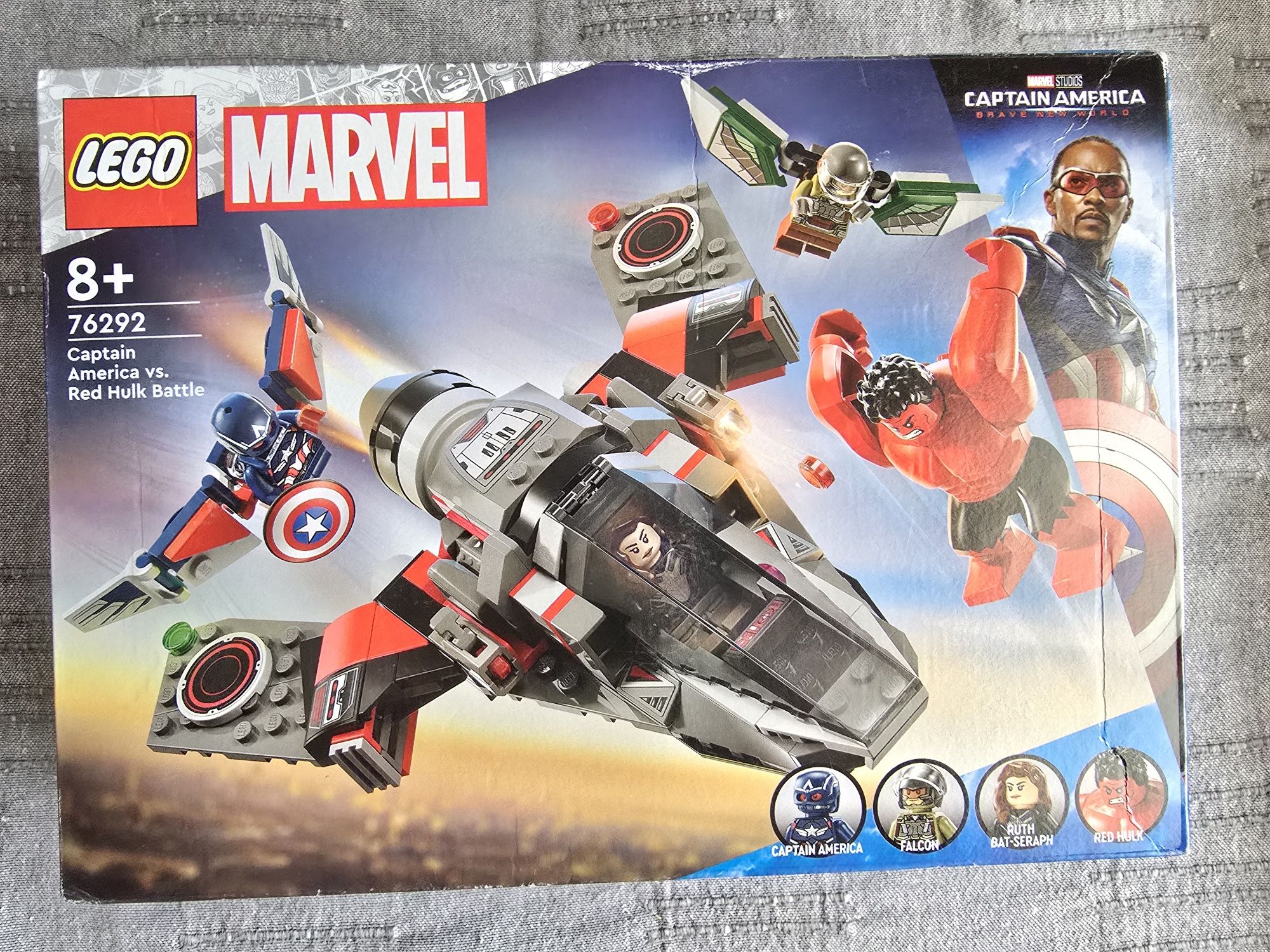 LEGO Super Heroes 76292 Pojedynek Kapitan Ameryka kontra Czerwony Hulk