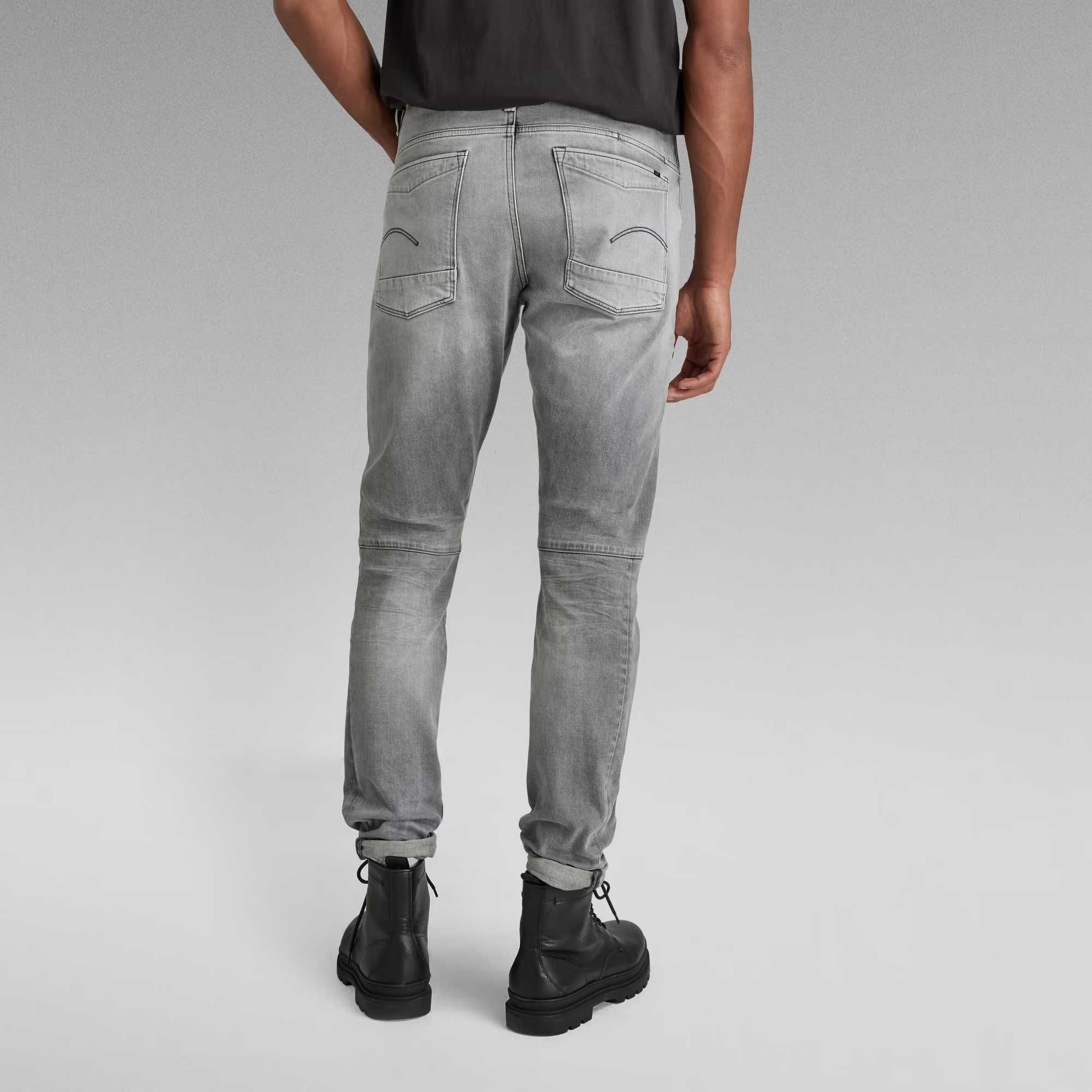 Чоловічі джинси G-Star Scutar 3D Slim Elto black stretch denim