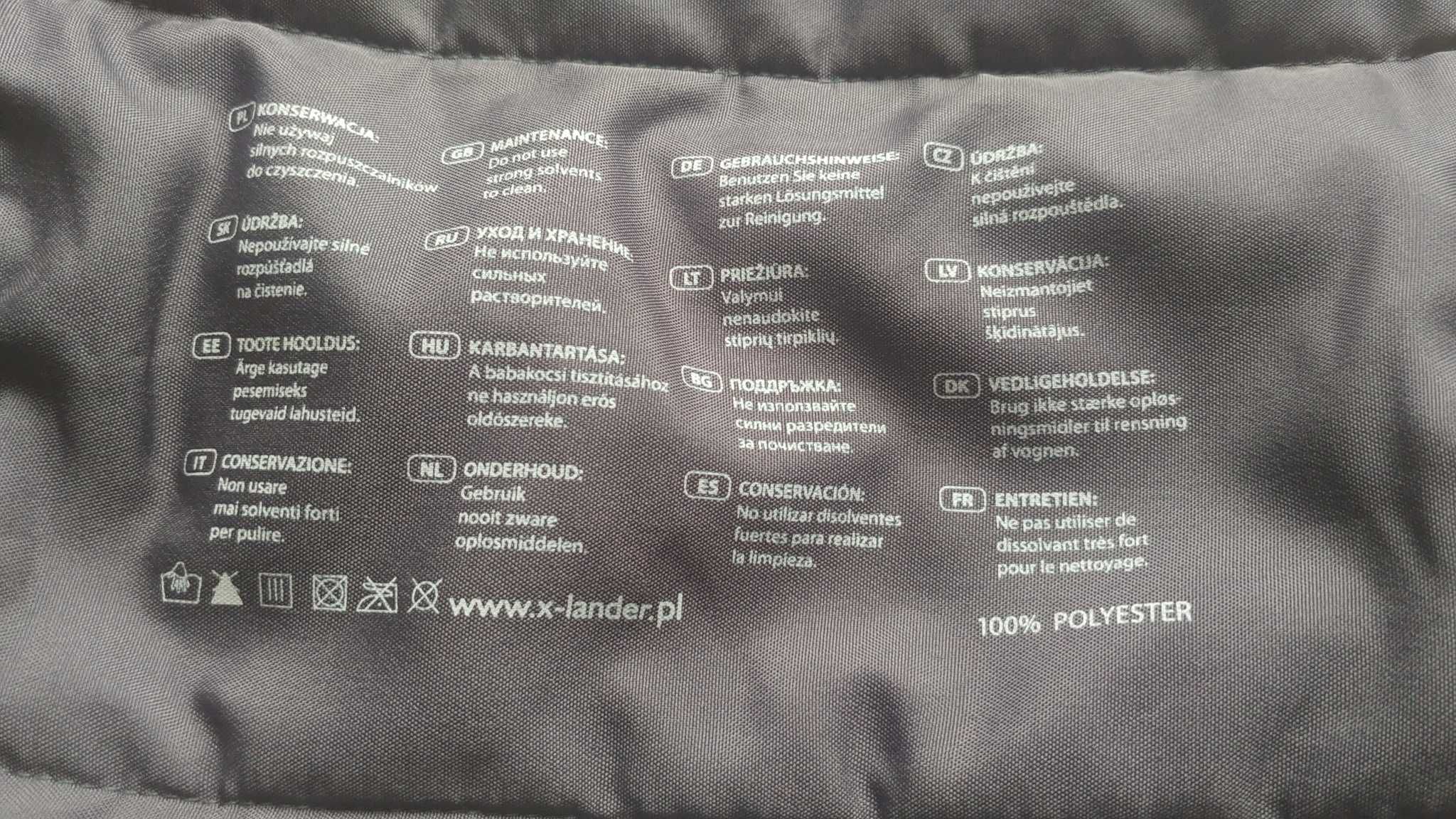Śpiwór, śpiworek do wózka, gondoli X-lander, szary