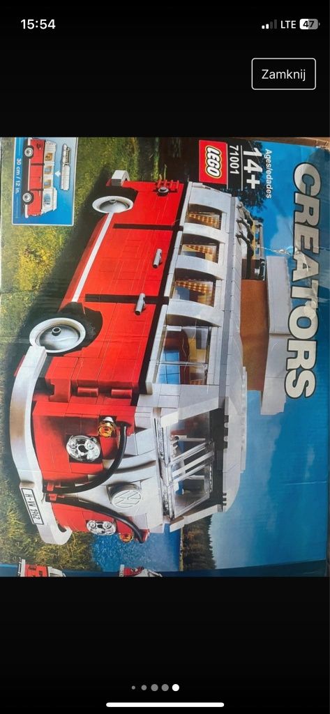 Lego Creator Volkswagen Camper 14+