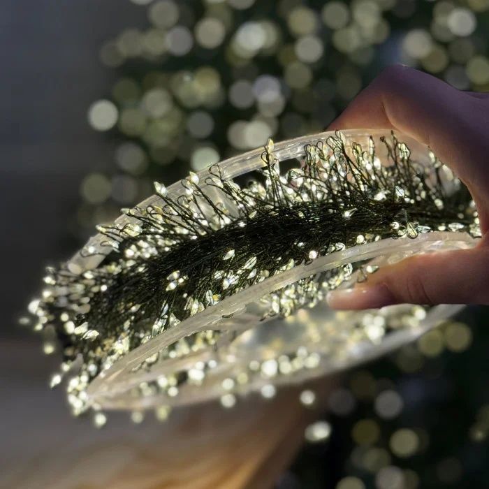 Світлодіодна гірлянда Роса мішура 100 метрів 3000ламп