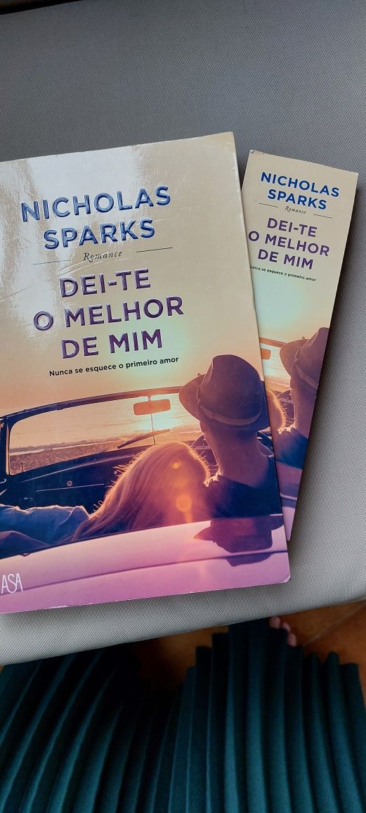 Livro de Nicholas Sparks - Dei-te o melhor de mim