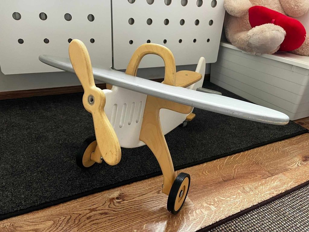 Jeździk drewniany dziecięcy samolot Marian