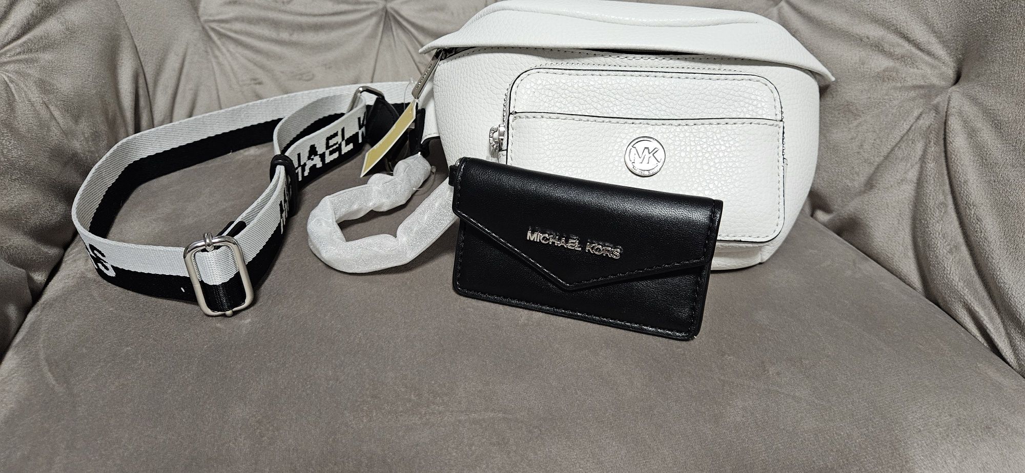 Сумка Michael kors  бананка кросбоді шкіра
