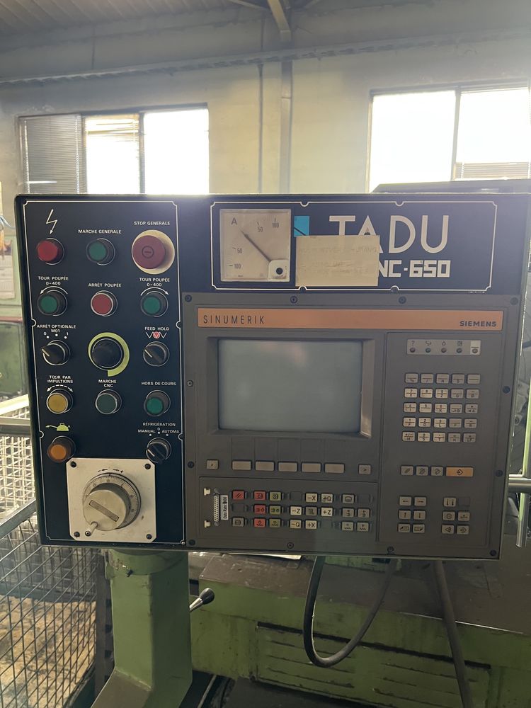 Tokarka CNC TADU uchwyt 1200mm