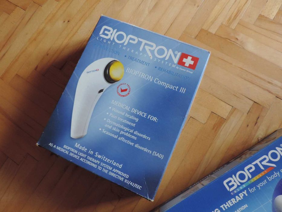 Bioptron Zepter Compact III - cały zestaw + statyw