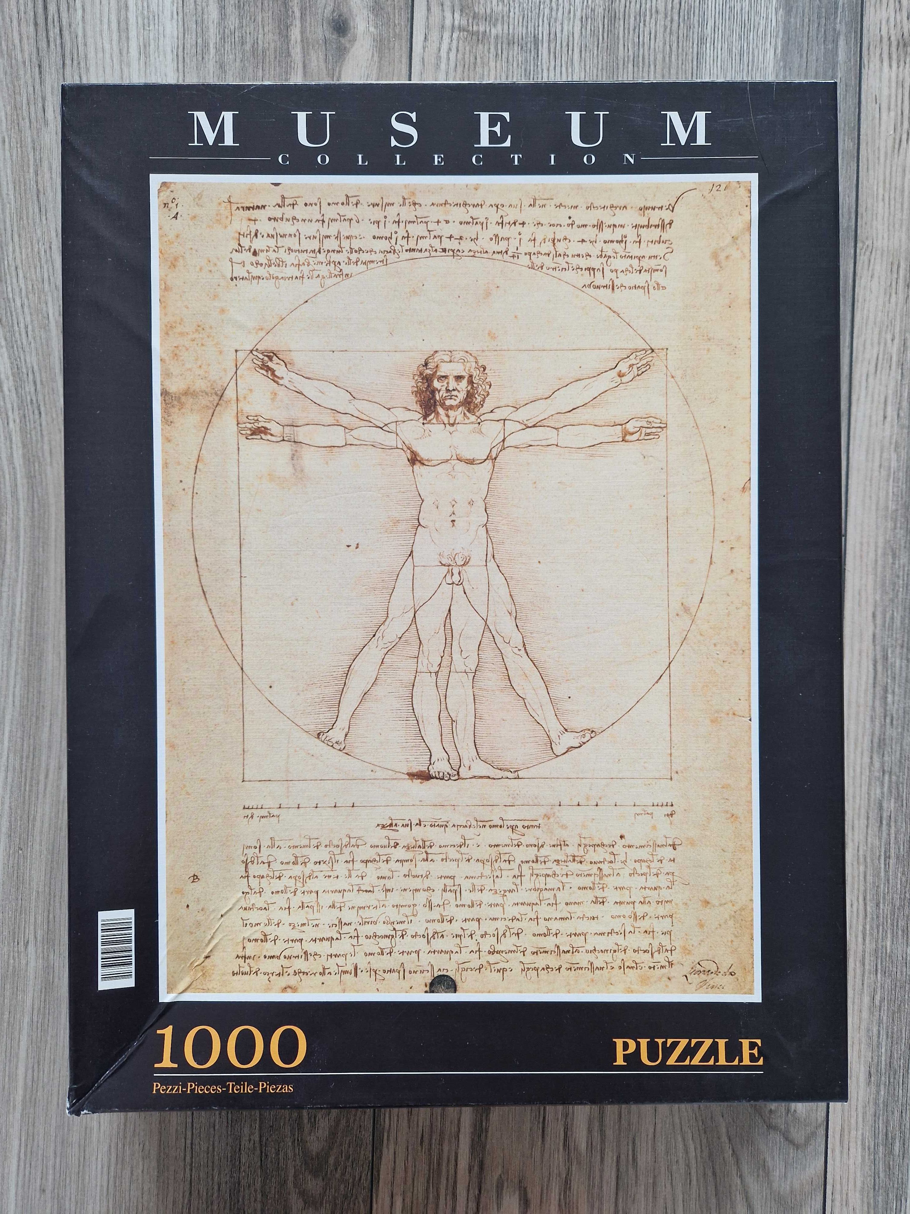 Puzzle 1000 Museum Collection - Leonardo Vitruvian Man