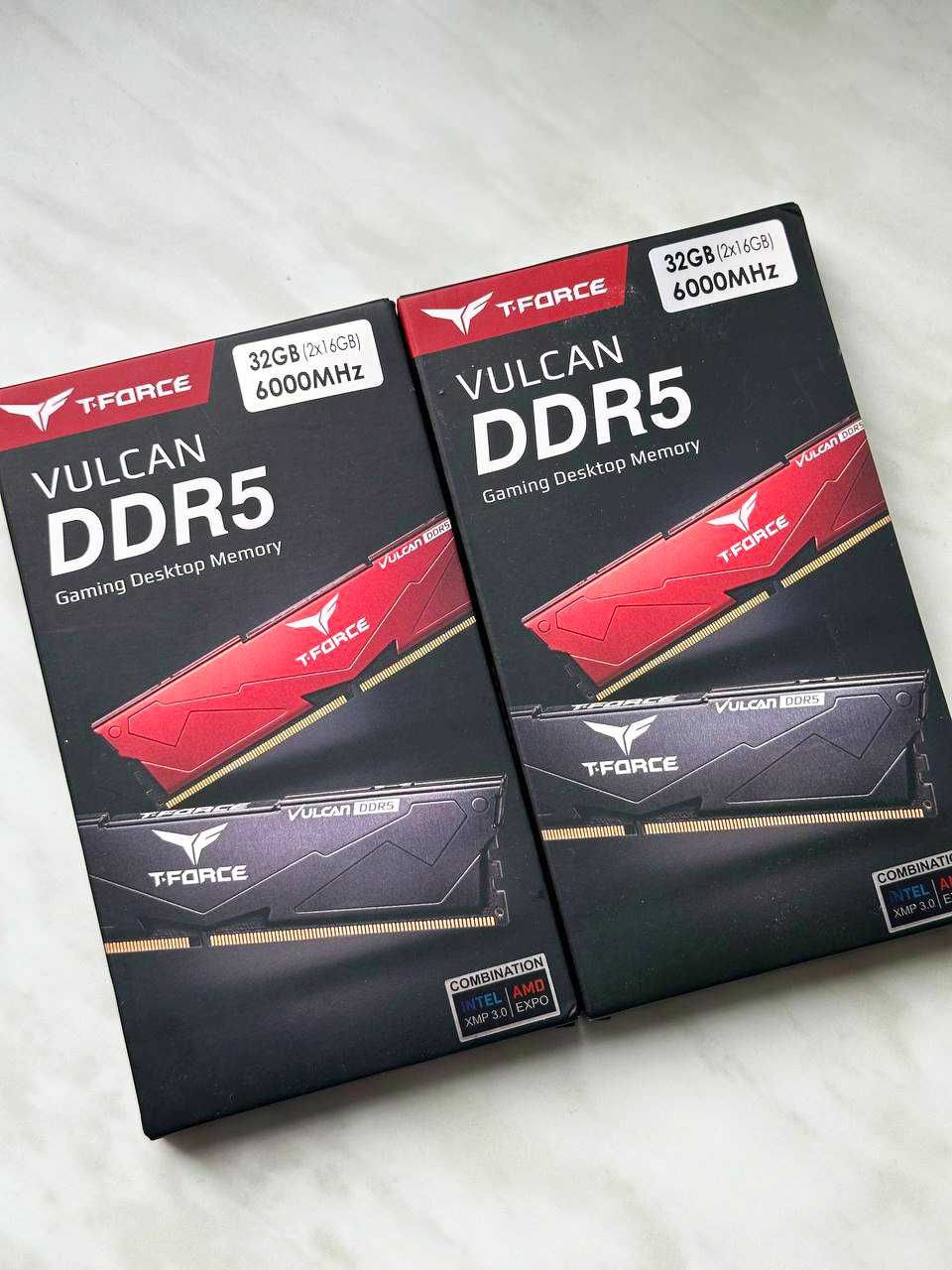 Оперативна пам'ять Team T-Force Vulcan 32GB (2 x 16GB) DDR5 6000 MHz