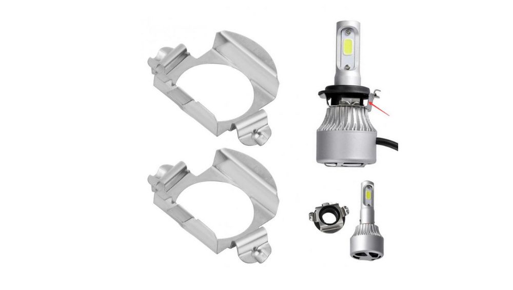 Adaptadores Para Lâmpadas Led H7- Mercedes/ Ford/VW