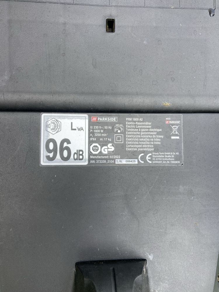 Kosiatka Parkside 1800W