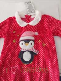 Babygrow alusivo ao Natal 12 meses -Novo