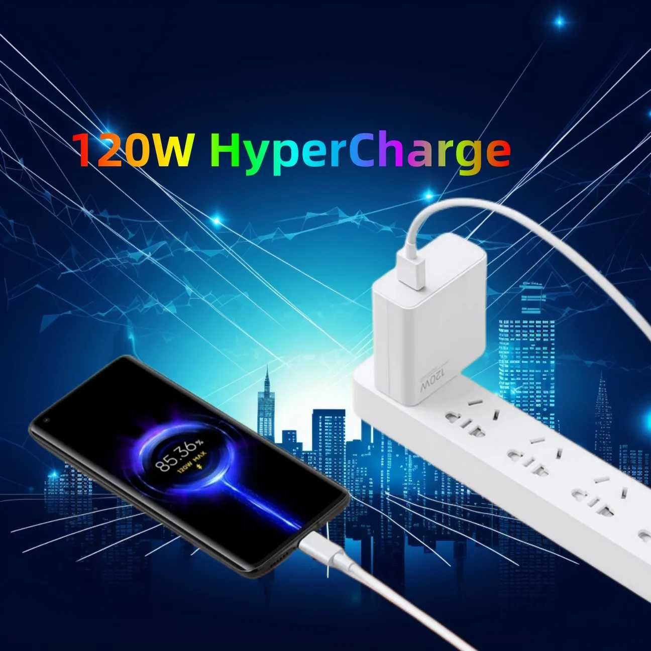Сетевое зарядное устройство Xiaomi 120W Charger White зарядка
