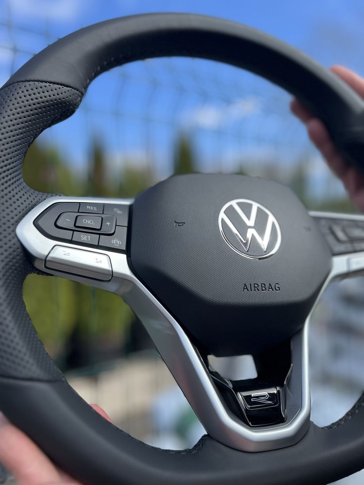 Шкіряне кермо для Volkswagen з подушкою безпеки