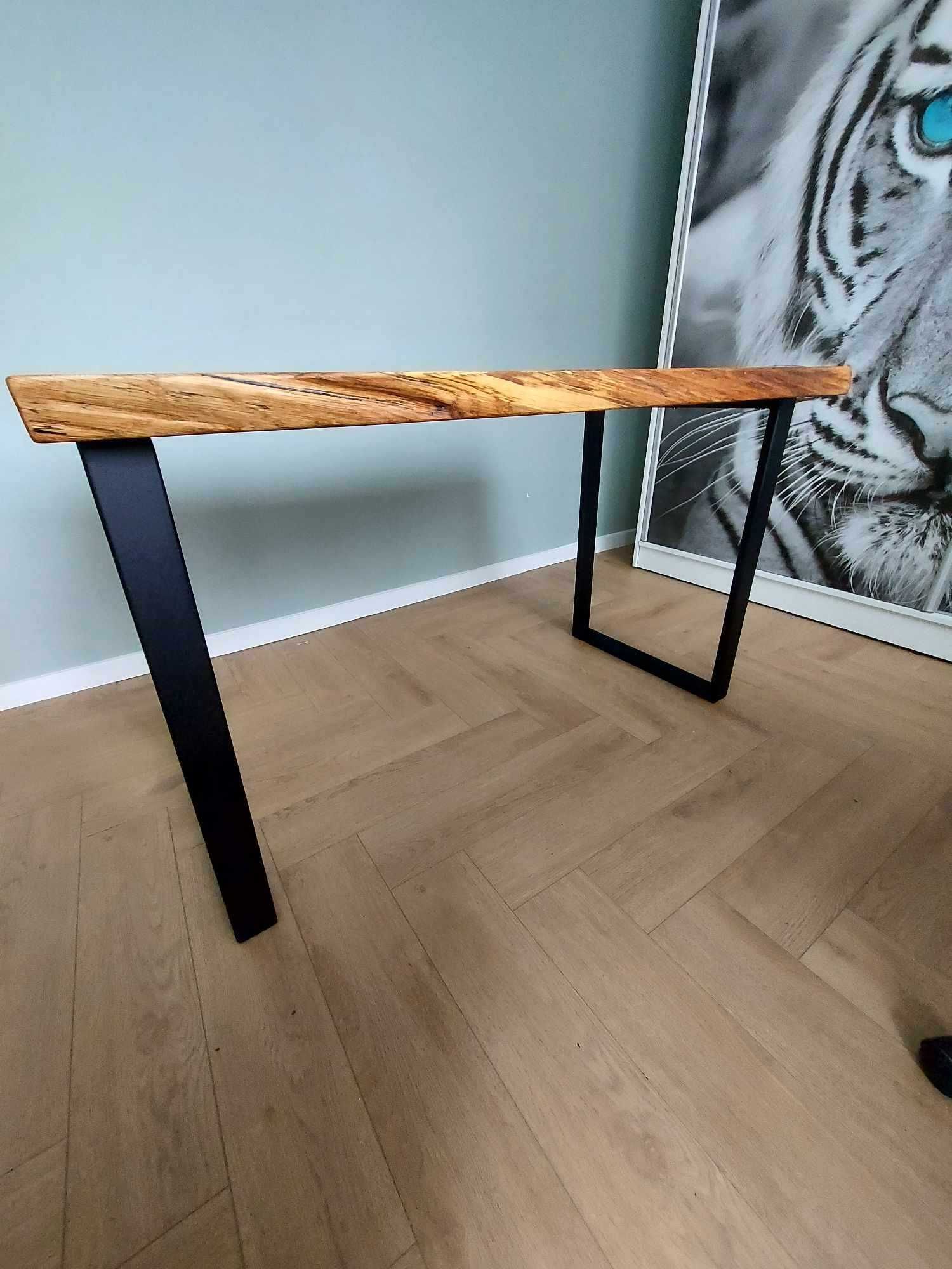 Stół dębowy + żywica epoksydowa 120x60