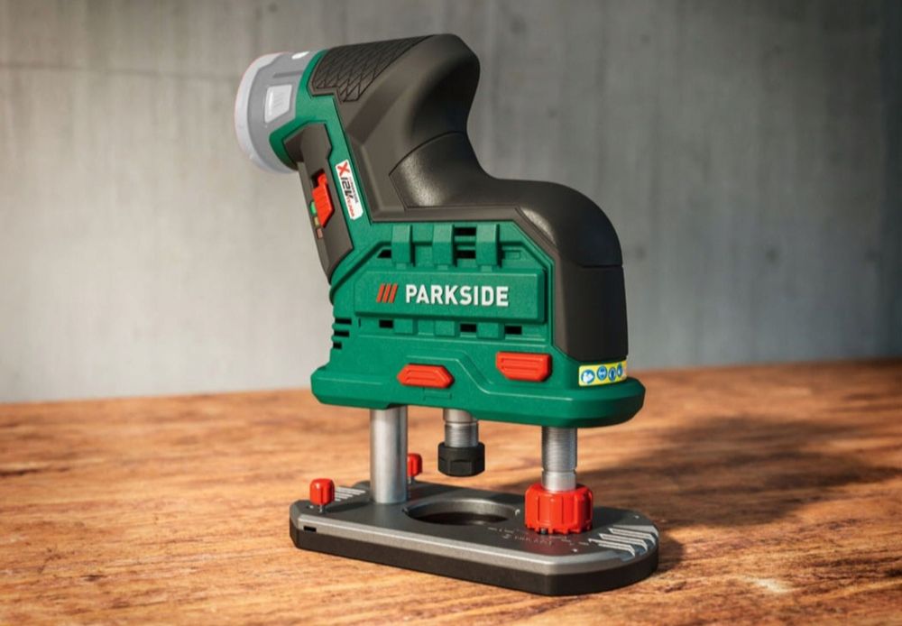 Frezarka górnowrzecionowa akumulatorowa Parkside POFA 12 Li X12 vteam